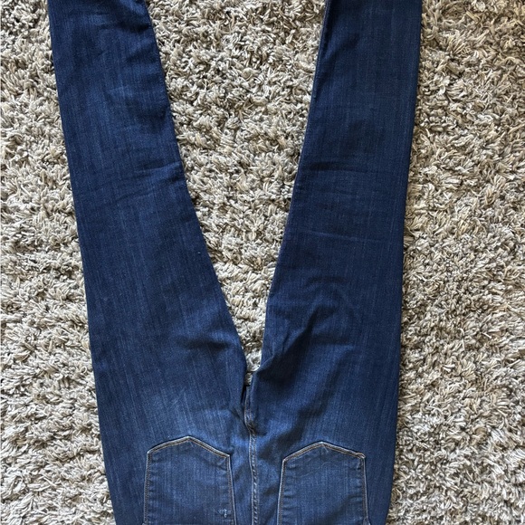 Judy Blue Jeans Womens 7/28 Blue Skinny Fit Distressed Stretch Denim Raw Hem - Picture 2 of 5